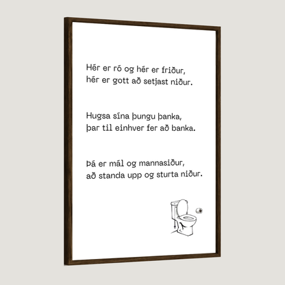 Hér er ró og hér er friður