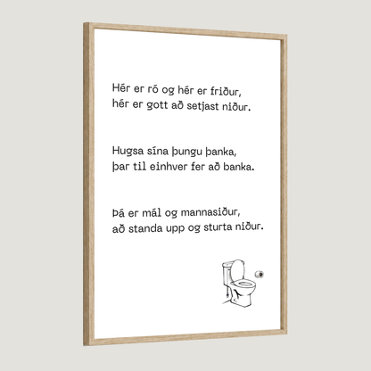 Hér er ró og hér er friður