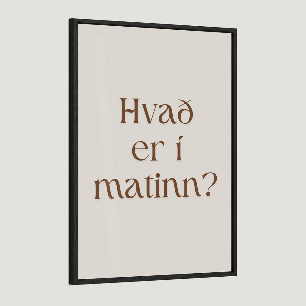 Hvað er í matinn?