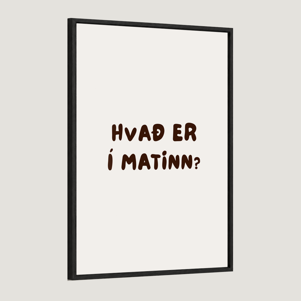 Hvað er í matinn?