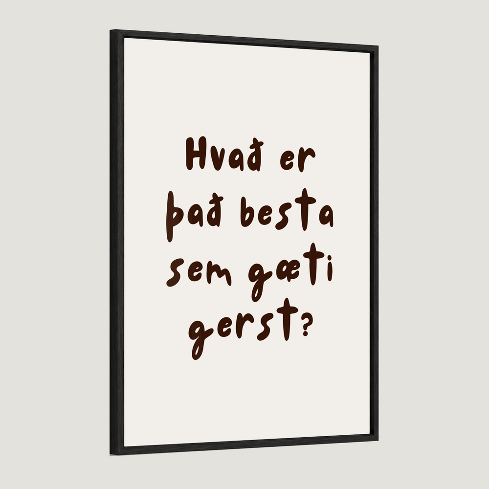 Hvað er það besta sem gæti gerst?