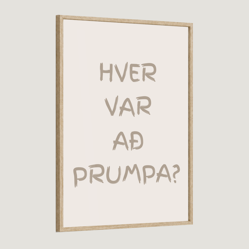 Hver var að prumpa?