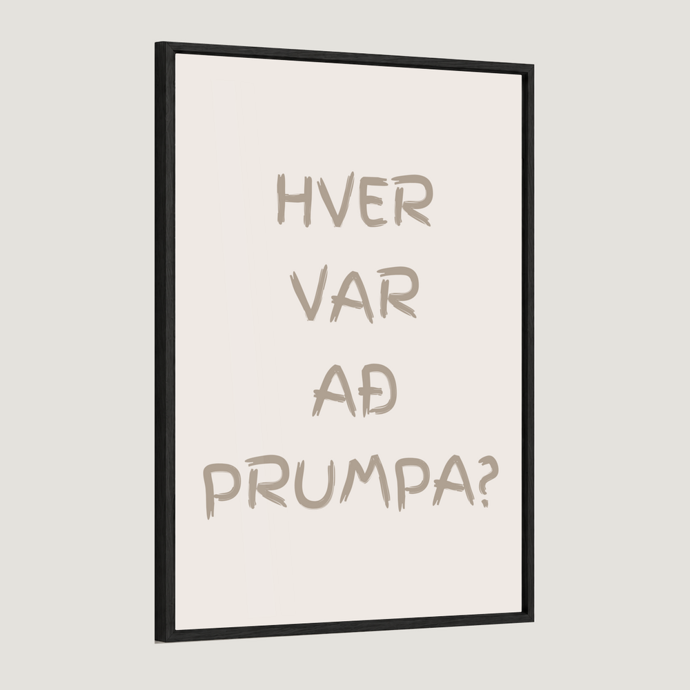 Hver var að prumpa?