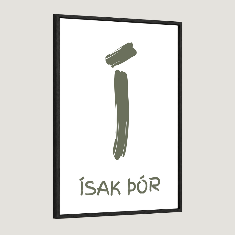 Stafurinn minn - Sérhannað plakat