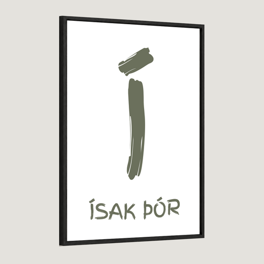 Stafurinn minn - Sérhannað plakat