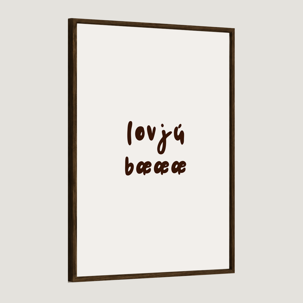 Lovjú bæææ