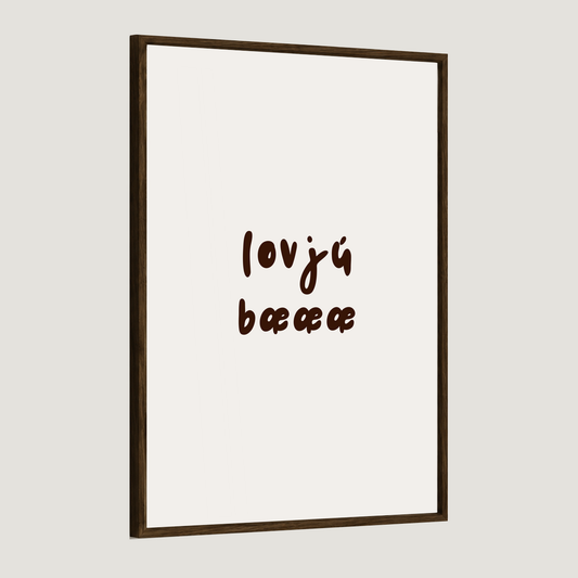 Lovjú bæææ