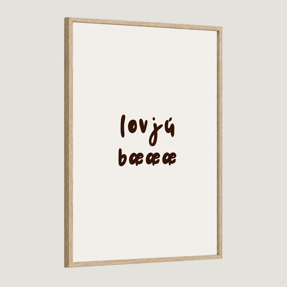Lovjú bæææ