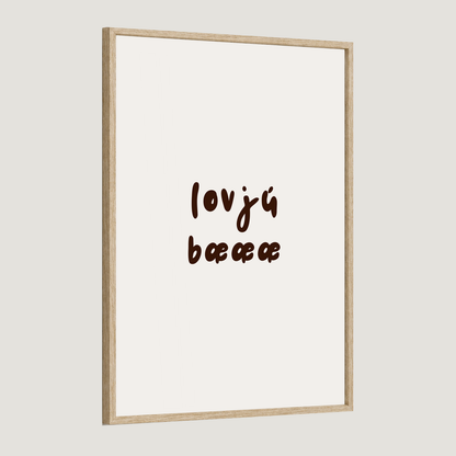 Lovjú bæææ