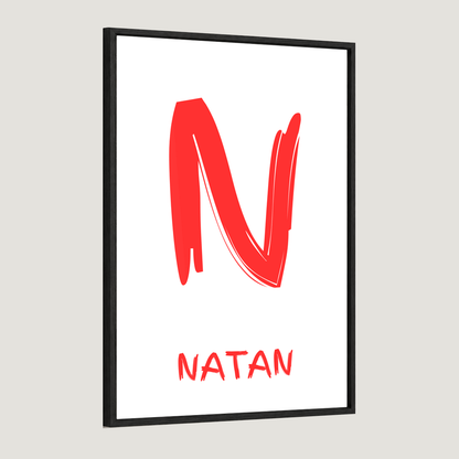 Stafurinn minn - Sérhannað plakat