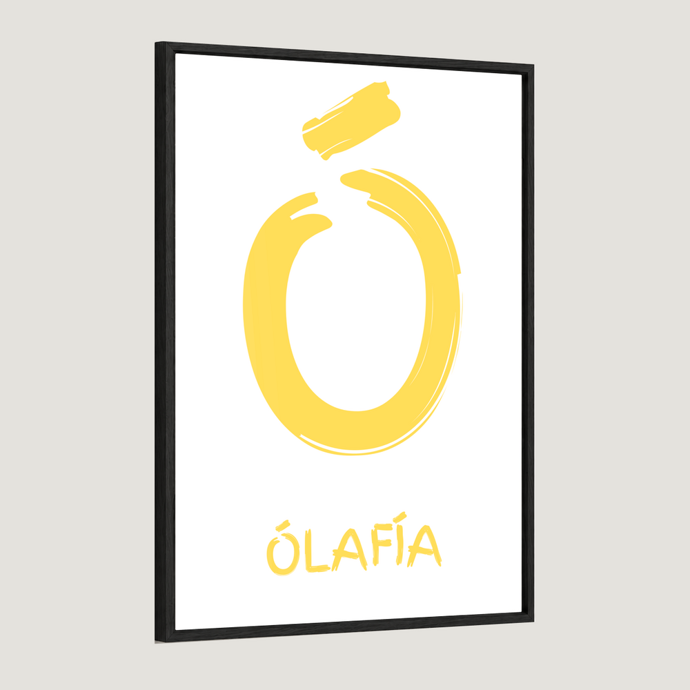 Stafurinn minn - Sérhannað plakat