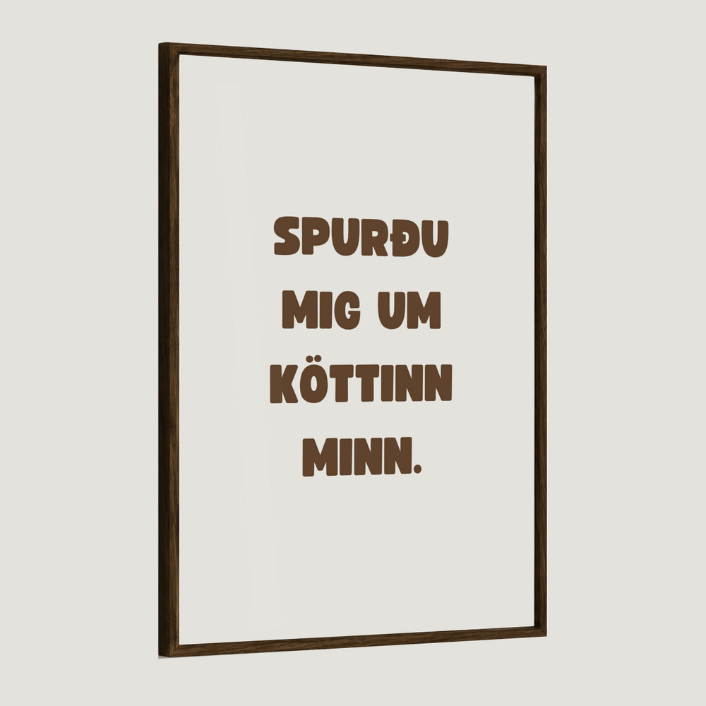 Spurðu mig um köttinn minn