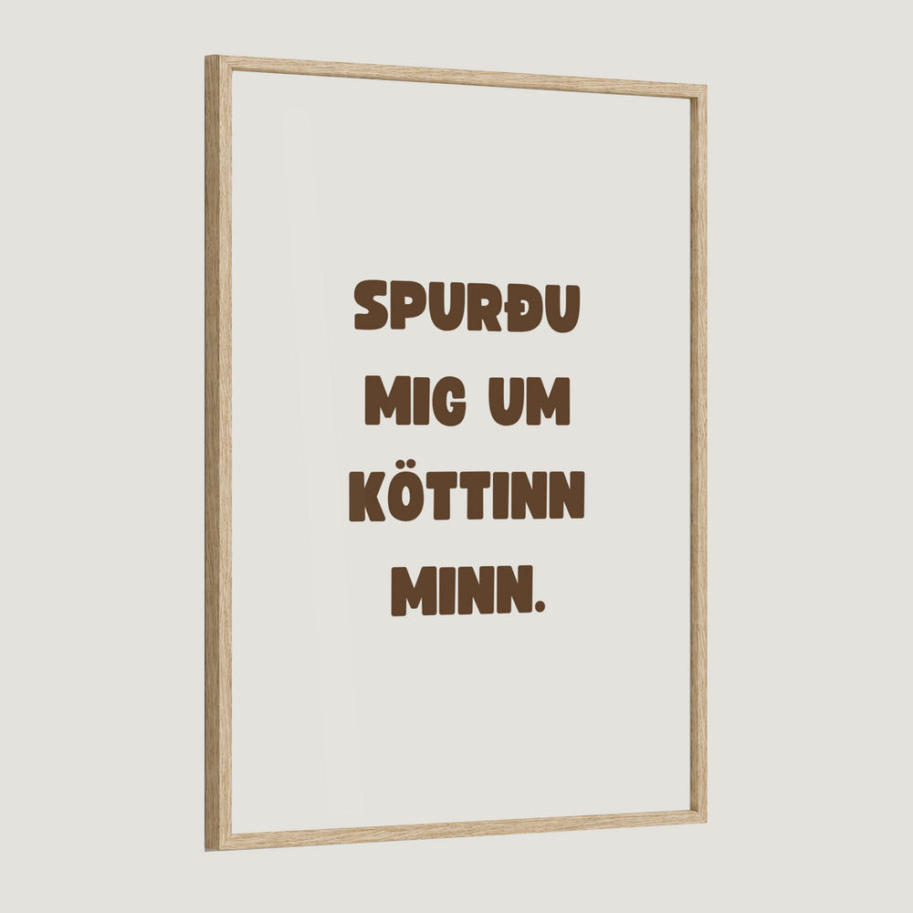 Spurðu mig um köttinn minn