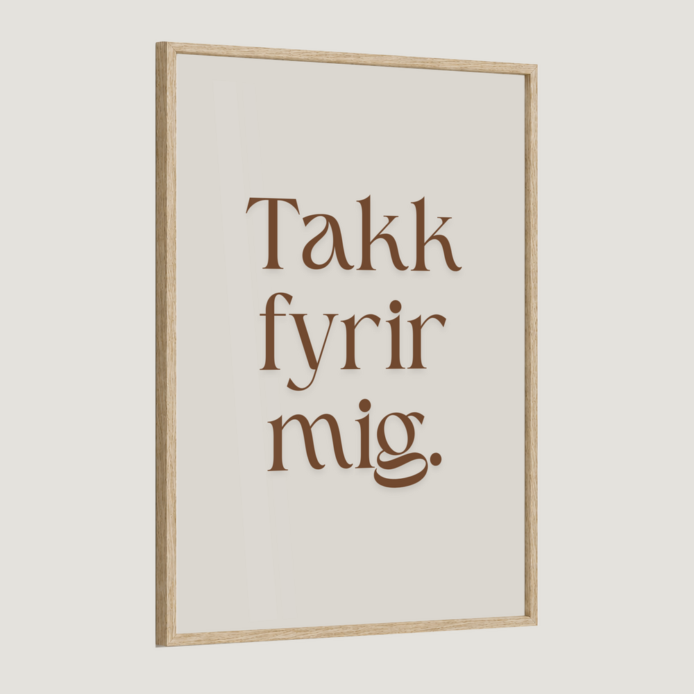 Takk fyrir mig.