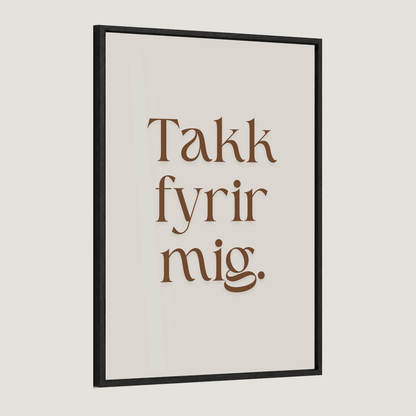 Takk fyrir mig.