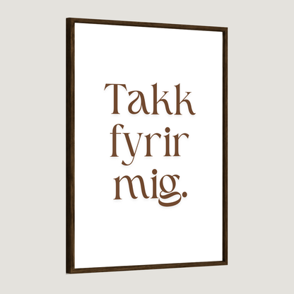 Takk fyrir mig.
