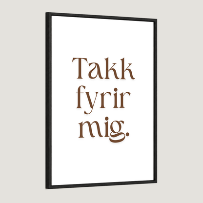 Takk fyrir mig.
