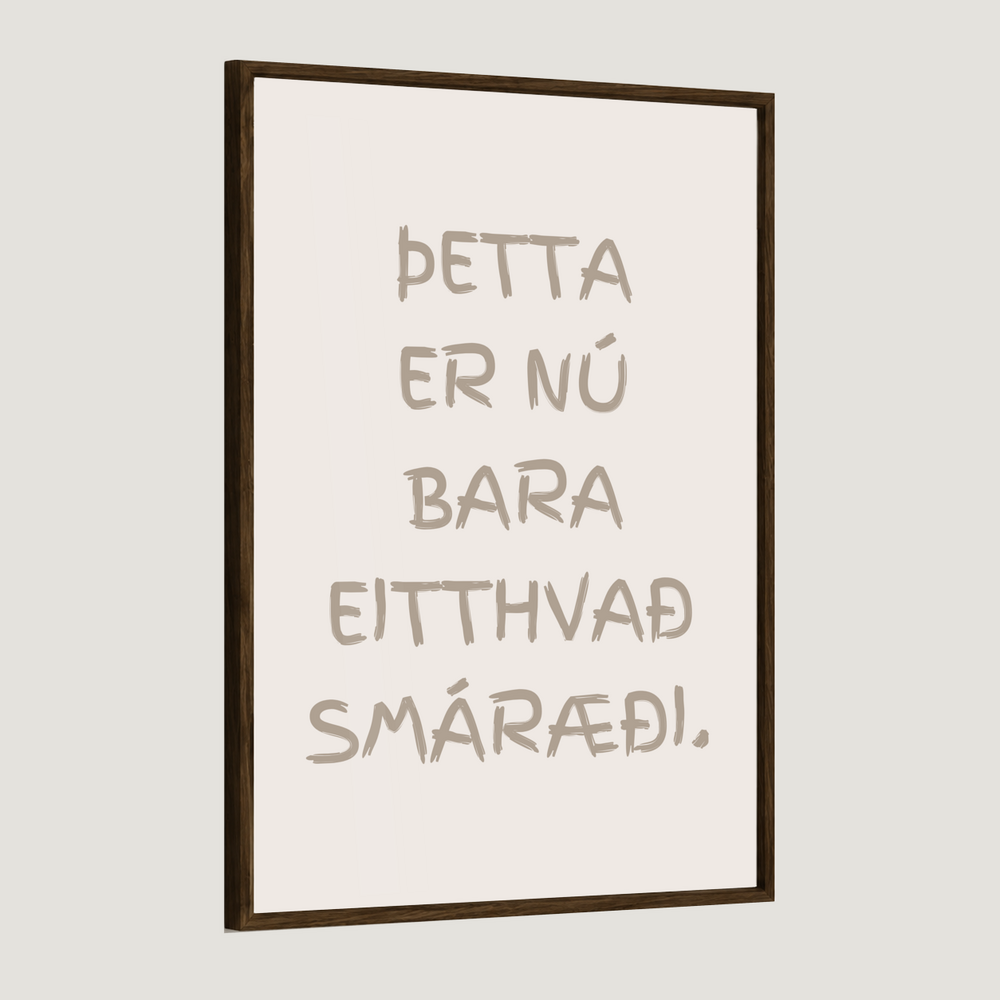 Þetta er nú bara eitthvað smáræði
