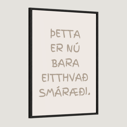 Þetta er nú bara eitthvað smáræði