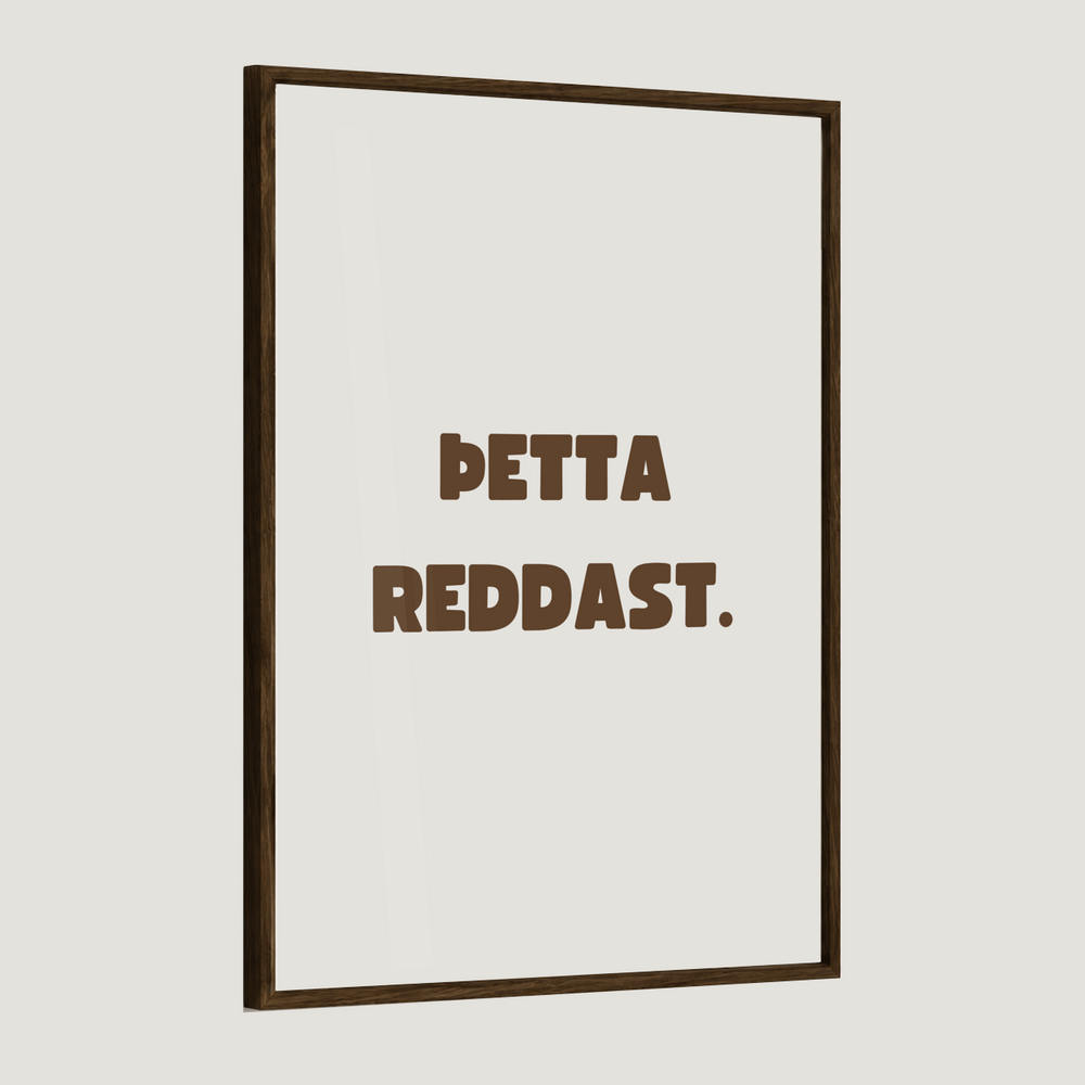Þetta reddast