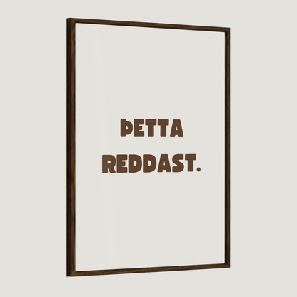 Þetta reddast