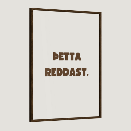 Þetta reddast