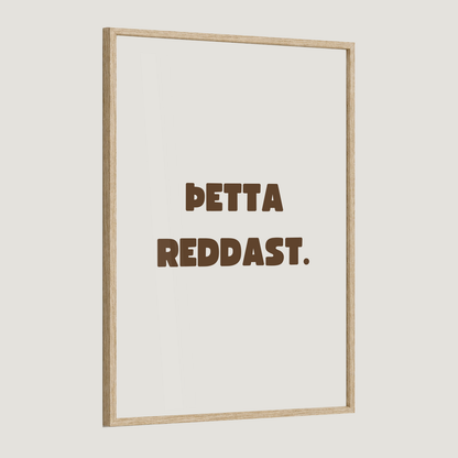 Þetta reddast