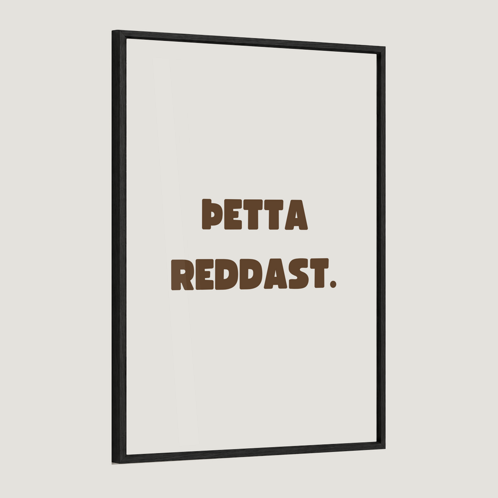 Þetta reddast