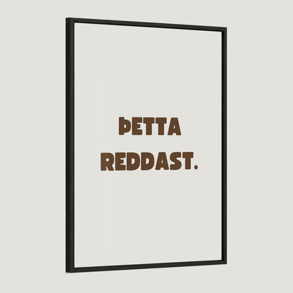 Þetta reddast