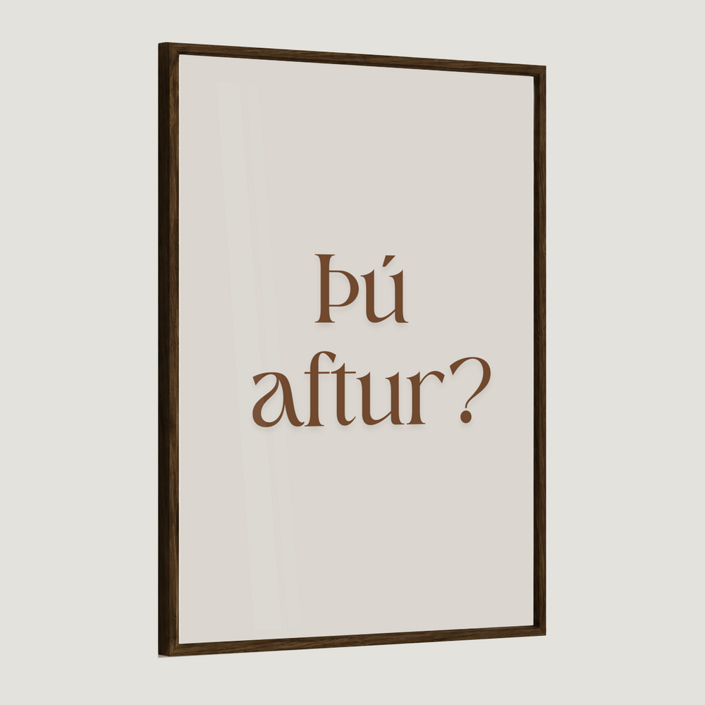 Þú aftur?