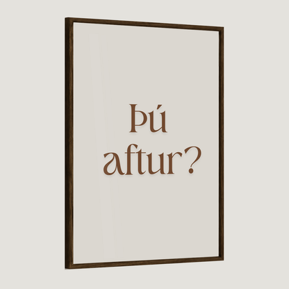 Þú aftur?