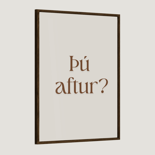 Þú aftur?