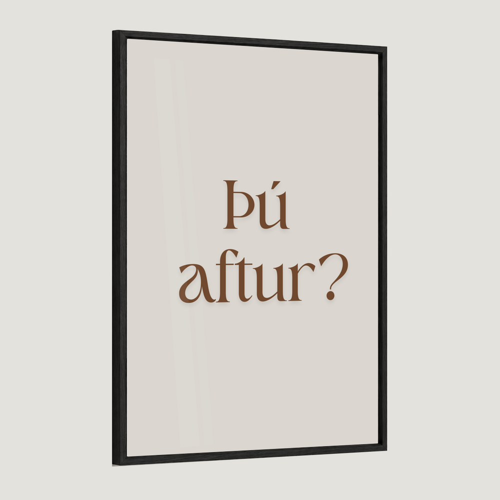 Þú aftur?