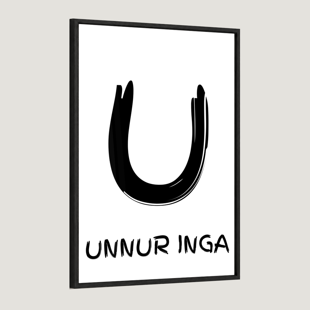 Stafurinn minn - Sérhannað plakat