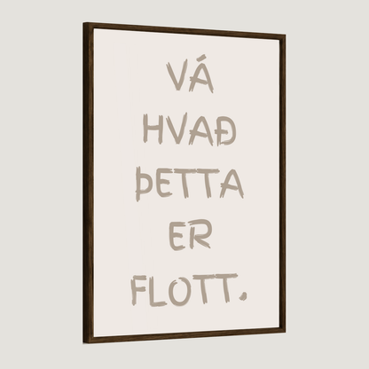 Vá hvað þetta er flott.