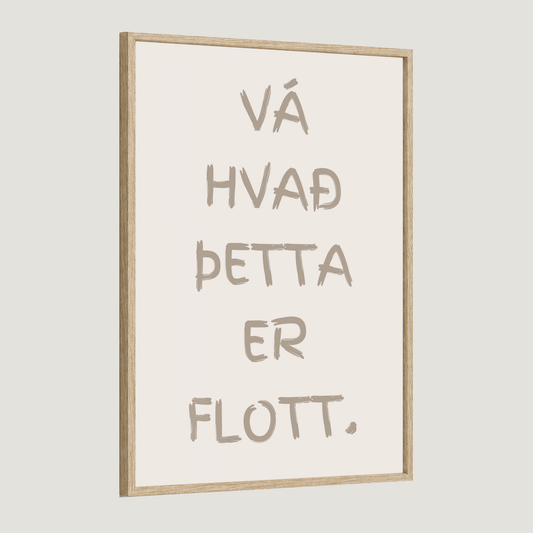 Vá hvað þetta er flott.