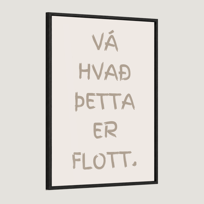 Vá hvað þetta er flott.