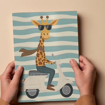 Gíraffi á hraðferð