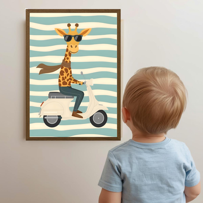 Gíraffi á hraðferð