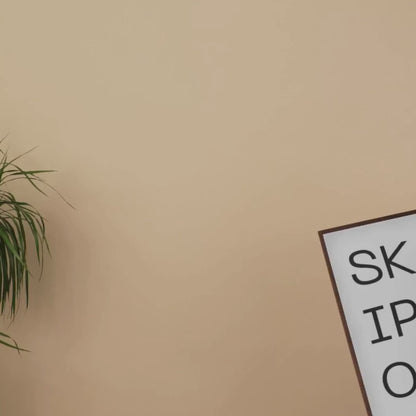 Gatan mín - Sérhannað plakat