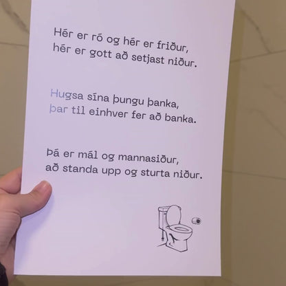 Hér er ró og hér er friður
