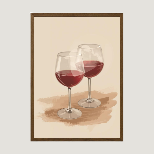 rauðvín plakat, veggspjald fyrir rauðvínsáhugamenn